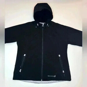 Free Country Women’s  Full Zip Hooded Black Jacket Size- Extra Large